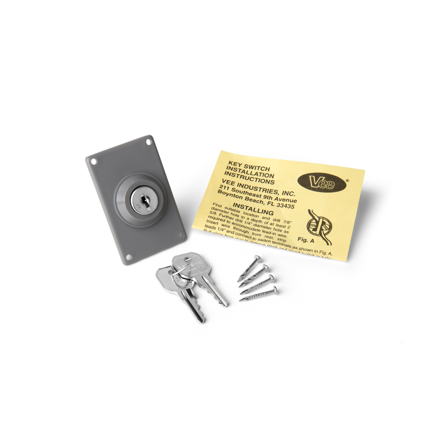 INTERRUPTOR DE LLAVE DE PLÁSTICO KS-1