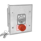 1 KFXS EXTERIOR FLUSH MOUNT KEY SWITCH WITH STOP BUTTON