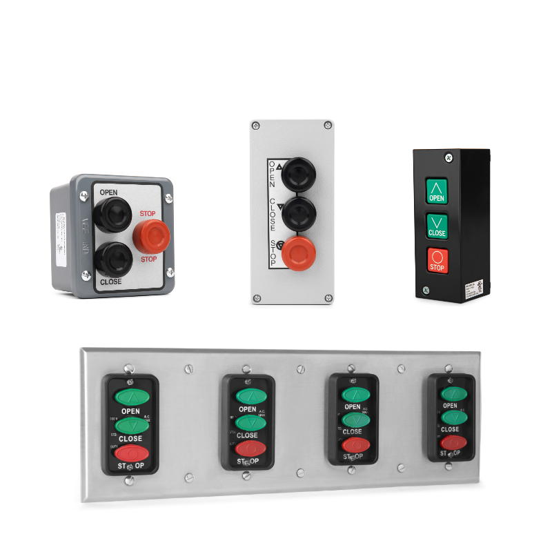 Push Button Stations – Vee Industries - Garage & Warehouse Access Controls