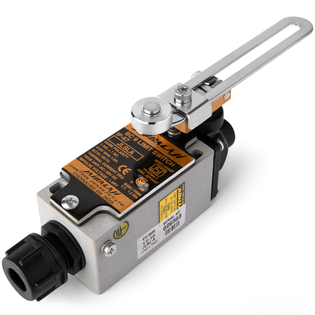 Jlsla Oil Tight Adjustable Roller Limit Switch Ip 67 – Vee Industries